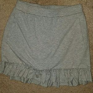 Garnet Hill gray skirt
